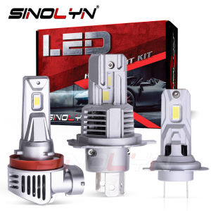20000LM Canbus H7 H11 H4 LED Headlight Bulb For Car Halogen Replacement Wireless Plug and Play High Low Beam 6000K White Super Bright Motorcycle Auto Fog Lamp Driving Light