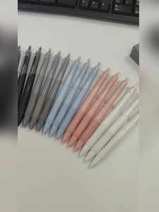 VCR Morandi 0.5mm Black Ink Gel Pen Retractable Design for Comfortable/Smooth Writing Pen for Daily Use
