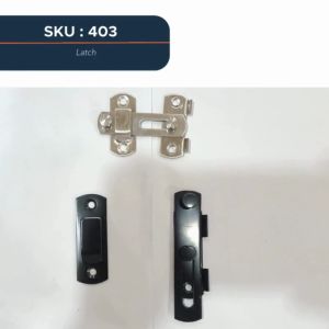 Latch Hasp Lock for Door Cabinet Stainless Black