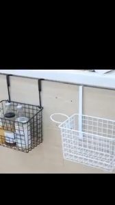 ATRIZ Keranjang Gantung Serbaguna untuk Pintu Lemari Dapur/Kamar Mandi