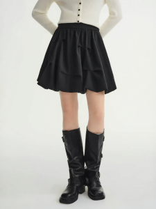 DUSHU | Puffy Blossom-shaped Skirt