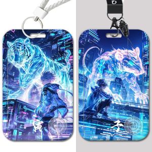 Campus Student Meal Card Bus Access Control Work ID Badge Protective Cover Zodiac Star Age Period Plastic Material