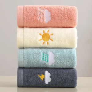 Soft Lint-Free Towel: Pure Cotton Puppy Face Cloth for Home & Kids