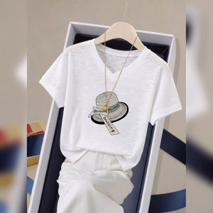 V.C.I | Slim Fitting V-Neck Printed T-Shirt Stylish