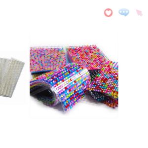2/1Set Rhinestones Small Sticker 5mm Acrylic Self-Adhesive Diamante Rhinestones Crystals & Pearls Wall Sticker Car Sticker