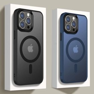 Luxury Matte Translucent Magsafe Case For iPhone 17 Air 16 15 14 Plus 13 12 11 Pro Max Magnetic Wireless Charge Shockproof Cover