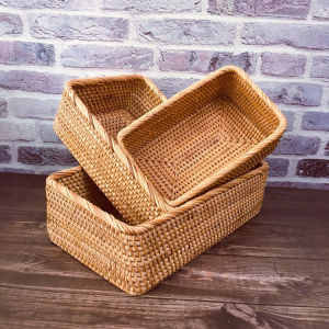 SHUQUE | Giỏ Đựng vintage bằng Mây Tre