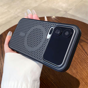 Sunward | For Magsafe Magnetic Honeycomb Heat Dissipation Case for Xiaomi Mi17 Pro Max 15 14 Pro 13 Dual Color Breathable Matte Hard Cover