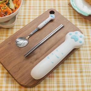 FUXIANHAO | Cute Cat Claw Kids Cutlery Set