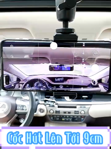 Giá đỡ điện thoại xoay 360 độ thông dụng gắn kính chiếu hậu Taplo xe hơi chăc chắn ONTEKCO