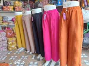 VC - CELANA WANITA KULOT KNIT HORNET STANDAR TEBAL VARIASI KANCING TERLARIS
