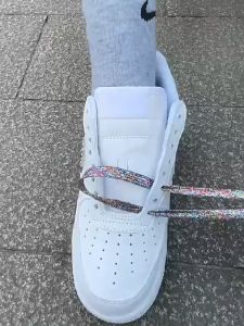 TALI SEPATU PRAKTIS MOTIF GLITTER AKSESORIS SNEAKERS WANITA