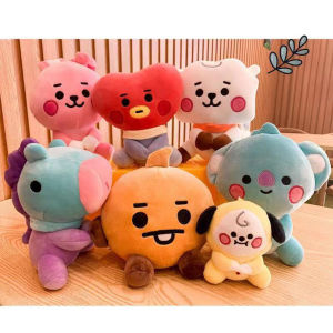 HOT animal Cartoons Baby Pendant Plush keychain Toys Bangtan Boy Groups Peluches Cartoon Backpack Decoration Dolls Girls Gifts