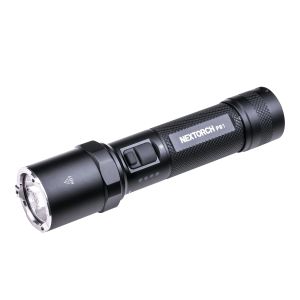 NEXTORCH P81 Rechargeable Flashlight High Lumens 3700 Lumens LED Tactical Flashlight with 5 Modes & Strobe & Ceramic Glass Breaker for Night Duty Outdoor Adventure Self-Protection Daily Use