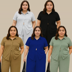 TPSH - PRISTIN Plus Size Coordinate ~ Bark Crepe Fabric