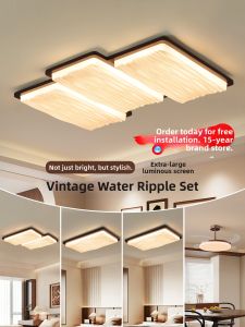 DGY | Creative Piano Key Style Walnut-colored Ceiling Light