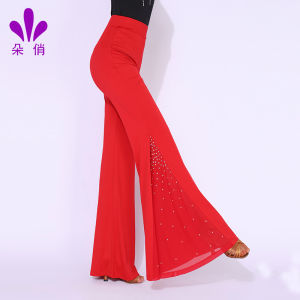 Qiaoqiao Latin Dance Wear Spring New Arrival Dance Pants Female Dancing Dress Pants Modern Dance Pants Son Exercise Clothing Dancing Clothes