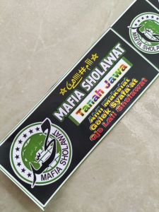 Stiker Mafia Sholawat | Stiker Pack Isi 2 Biji Bahan Graftac cromo