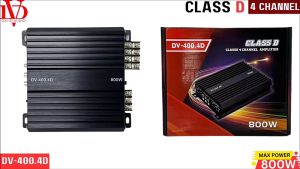 DV-400.4D เพาเวอร์แอมป์ 4 แชแนล AMP CLASS D 4CH ตัวแรง 800 วัตต์ กล้องกลาง ถูกสุดๆ สำหรับคุณ