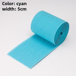 5cm Widened Elastic Band Pants Culottes Waist Belt Belly Band Thickened DIY Elastic Rubber Band Rope Bonus