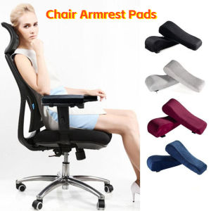 Comfort Arm Rest Pillow Memory Foam Easy to Clean Office Chair Armrest Cover Pads for Desk Chair