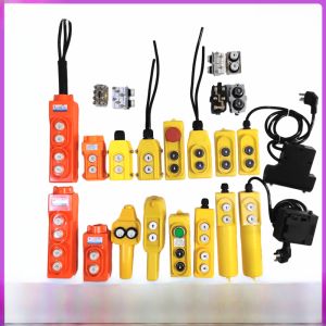 Electric Hoist Lift Crane Switch Single-Phase Three-Phase Switch Micro Button Switch Upper and Lower Handle Controller