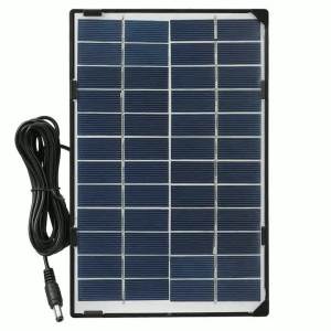 15W 12V Solar Panel Polycrystalline Solar Charger Suitable For Garden Light RV Outdoor Solar Panels Camera Security Monitoring