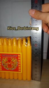 Lilin Sembahyang Lilin Puja Warna Kuning Type 360