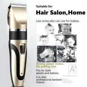 【COD】🔥Professional Hair Clippers Rechargeable Haircut Razor Trimmer Cordless For Men with Free Haircut Set