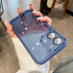 Applicable to Vivoy28 Overseas Version 4G Phone Case Y28 New Arrival Comes with Lens Protector Y284g All-Inclusive Drop-Resistant Protective Case Vovoy Transparent Ultra-Thin Vivi Silicone Soft Case Viv0 Men and Women V2352