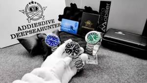 ADDIESDIV2025 New 8215 Movement 200m Waterproof BGW9 Blue Luminous Luxury Diving Automatic Watch Stainless Steel Sapphire AD2523