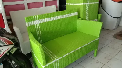 Free ongkir Kursi tamu hawai rotan sintetis