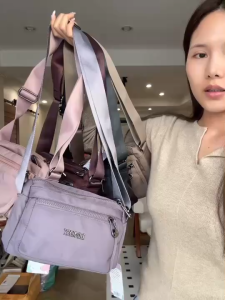 LK-261 (CH 7501) 😻กระเป๋าสะพายข้าง​ ทรงเรียบง่าย​ ช่องฝาหน้า 💞สะพายแล้วไม่อยากถอดออก
