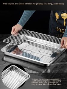 HANXIAO | Oil Draining and Controlling Tray Prep Dish