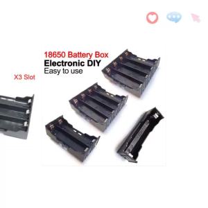 1-2pcs DIY ABS Power Bank Cases 1X 2X 3X 4X 18650 Battery Holder Storage Box Case 1 2 3 4 Slot Batteries Container Hard Pin