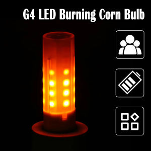 G4 Led Flame Light Bulbs Fire Flicker Effect Lamp Room Lights SMD2835 Living 360degree beam angle Energy-saving Corn 36leds Corn