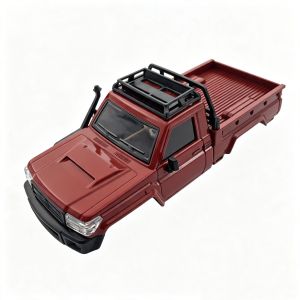 SXC30 1/30 RC Plastic Vehicle Pickup Body Shell with Spare Tire Mounting Bracket for Remote Control Crawler Car Upgrade Parts