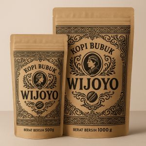 kopi bubuk robusta dengan rasa tradisional kemasan 500 gr