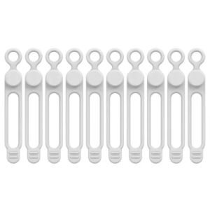 10pcs Silicone Cable TiesCord OrganizerCable StrapsReusable Cord TiesTravel Cable Organizer Cute Elastic Tie Wire Ties