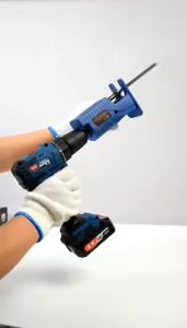 [Giá hủy diệt] ĐẦU MÁY CƯA CHUYỂN ĐỔI TỪ MÁY KHOAN CẦM TAY KÈM 3 LƯỠI CƯA SẮT VÀ GỖ XỊN GD039