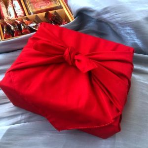 Japanese Style Handkerchief Cotton Wrapping Cloth Wrapping Cloth Gift Cloth Packaging Bag Red Scarf Scarf Receiving Blanket 78cm