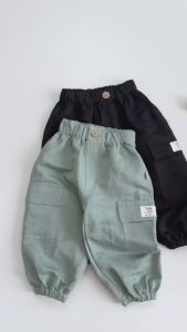 BE216 Quần dài Jordan kaki BERNIE kiểu dáng Bassic cho bé trai