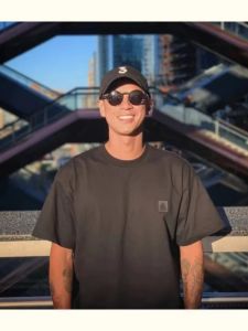 Áo Thun Cổ Tròn Tay Ngắn Sáp Nhuộm Cổ Điển Kaka Washed Retro Car Label T-Shirt Áo Thun Cotton Mùa Hè Thường Ngày Cho Nam