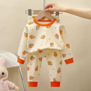Cotton Thermal Long Sleeve Kids Underwear Set