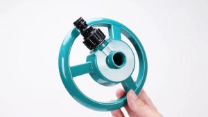 Vòi Phun Tự Động Xoay 3 Trục Phun Tưới Chân Đế Tròn Đường Kính 15cm Chuyên Dùng Tưới Cây Tưới Vườn Làm Mát Mái Tôn