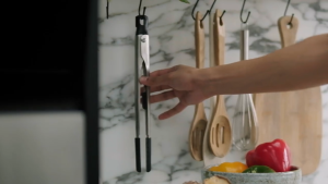 Joseph Joseph Elevate Fusion Precision & Large Tip Stainless Steel Silicone Tongs Set Heat-Resistant Kitchen Cooking Utensils