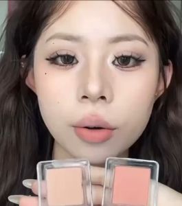 บลัชออน เนื้อแมตต์ สำหรับแต่งหน้า ชิ้นเล็กๆ เก็บง่าย