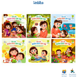Sách Giáo Dục Nhân Cách Cho Trẻ - Bộ 6 cuốn - Cho Bé 3 6 tuổi (Đinh Tị )
