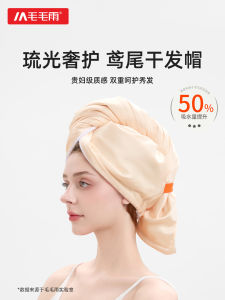 Super Absorbent Silk Hair Cap Womens Quick Dry One-Piece Hair Towel Towel Style New 2025 Moisture Wicking Hair Absorbing