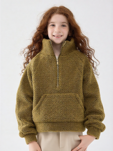 JOLLY BEAN | Windproof Childrens Lamb Velvet Hoodie